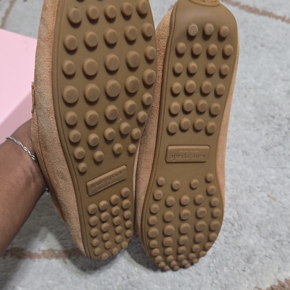 Kate Spade Brown Suede Loafers - Picture 8 of 9